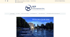 Desktop Screenshot of equitation-paris.com